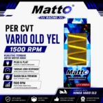 Per CVT Vario Old Yellow 1500 RPM | Per Kontra Honda Vario 110 Karbu | Per CVT Racing | Matto Racing