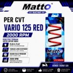 Per CVT Vario 125 Red 2000 RPM | Per Kontra Honda Vario 125 | Per CVT Racing | Matto Racing