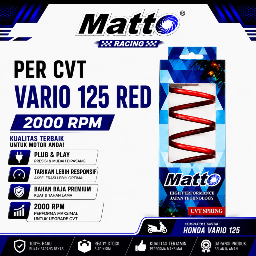 id-11134207-81zte-mqlltja2gpoi5c Per CVT Vario 125 Red 2000 RPM | Per Kontra Honda Vario 125 | Per CVT Racing | Matto Racing - Gambar 1
