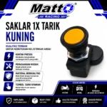 Saklar Tarik 1X Kuning | Switch Tarik ON OFF Universal Motor Mobil | Matto Racing