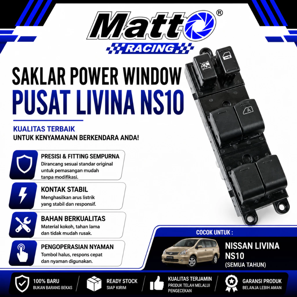 id-11134207-81zte-mqr53b4gjksh70 Saklar Power Window Pusat Livina NS10 | Master Switch Kaca Elektrik Nissan Livina | Matto Racing - Gambar 1