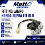 Fitting Lampu Honda Supra Fit Old | Soket Lampu Supra Fit Old | Dudukan Lampu Depan Honda Supra Fit Old | Matto Racing