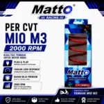 Per CVT Mio M3 Red 2000 RPM | Per Kontra Yamaha Mio M3 125 | Per CVT Racing | Matto Racing