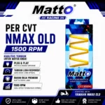 Per CVT NMAX Old Yellow 1500 RPM | Per Kontra Yamaha NMAX Old | Per CVT Racing | Matto Racing
