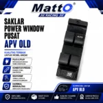 Saklar Power Window Pusat APV Old | Master Switch Kaca Elektrik Suzuki APV Lama | Matto Racing