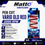 Per CVT Vario Old Red 2000 RPM | Per Kontra Honda Vario 110 Karbu | Per CVT Racing | Matto Racing