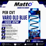 Per CVT Vario Old Blue 1200 RPM | Per Kontra Honda Vario 110 Karbu | Per CVT Racing | Matto Racing