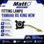 Fitting Lampu Yamaha RX King New | Soket Lampu RX King New | Dudukan Lampu Depan Yamaha RX King New | Matto Racing