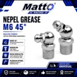 Nepel Grease M6 45° | Grease Nipple 45 Derajat | Grease Fitting | Matto Racing