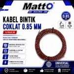 Kabel Bintik Coklat 0.85 mm 1x19x0.24 | Kabel Listrik Otomotif Motor Mobil | Matto Racing